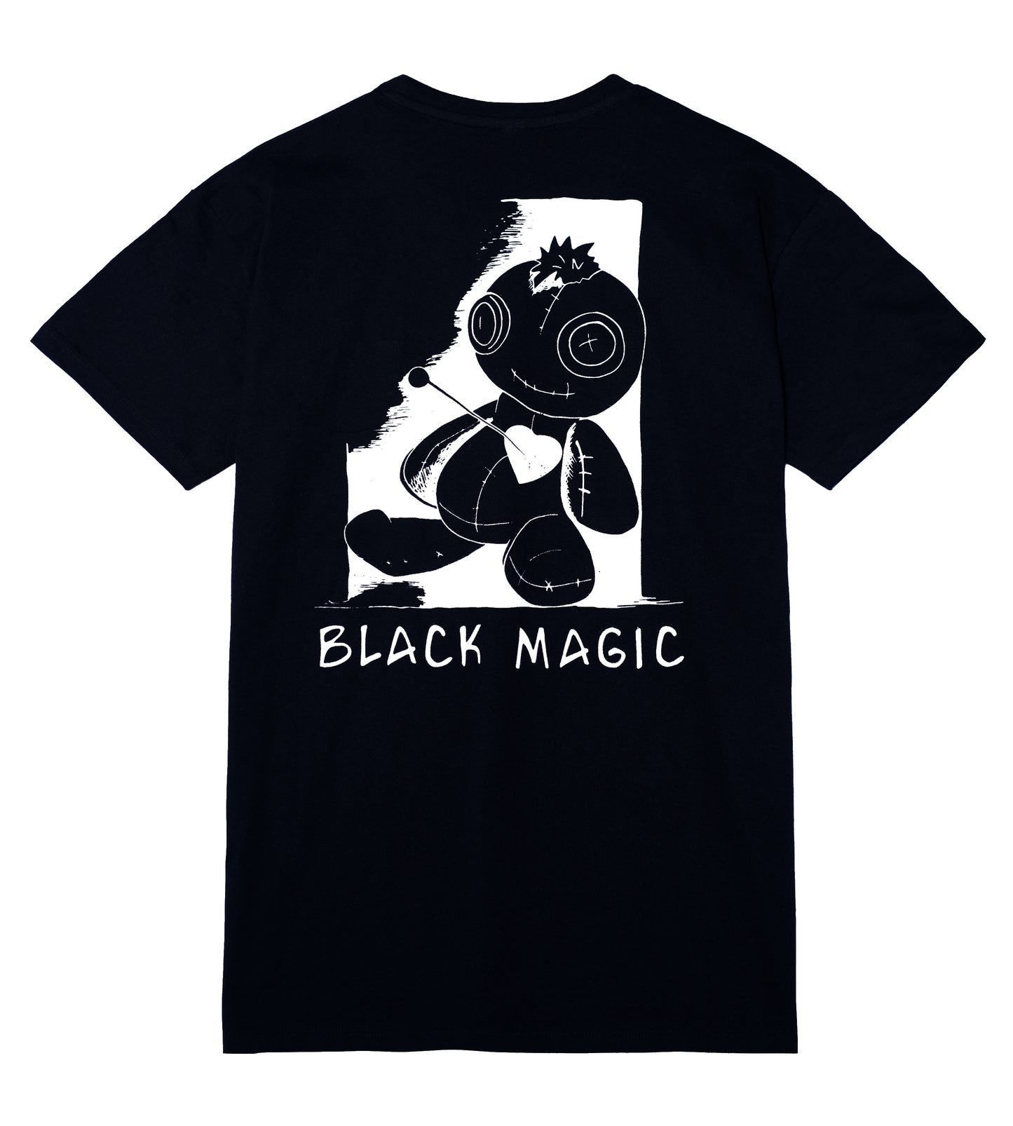 BLACK MAGIC Oversized T black